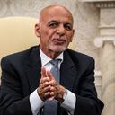 WASHINGTON, DC - JUNE 25: Afghanistan President Ashraf Ghani makes brief remarks during a meeting with U.S. President Joe Biden and Dr. Abdullah Abdullah, Chairman of the High Council for National Reconciliation, in the Oval Office at the White House June 25, 2021 in Washington, DC. Biden announced in April that he was pulling all U.S. forces from Afghanistan and ending America’s longest war by September 11. (Photo by Pete Marovich-Pool/Getty Images)