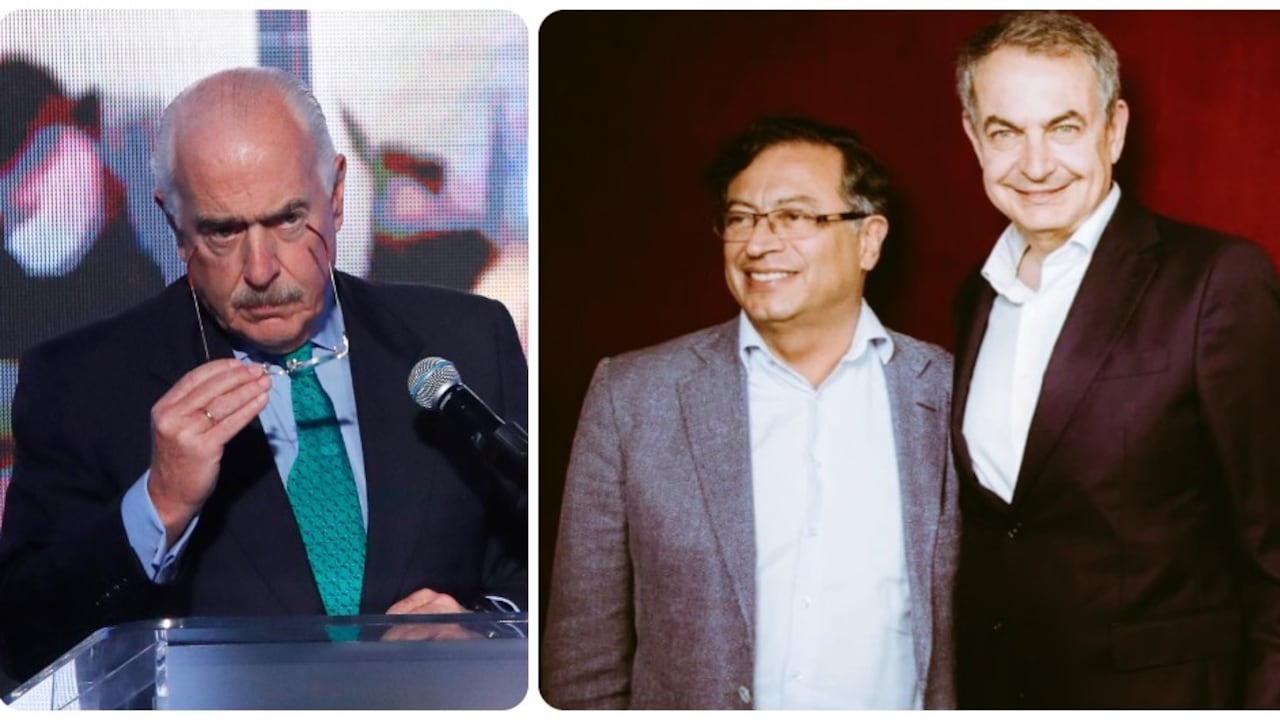Andrés Pastrana, Gustavo Petro y José Luis Rodríguez Zapatero