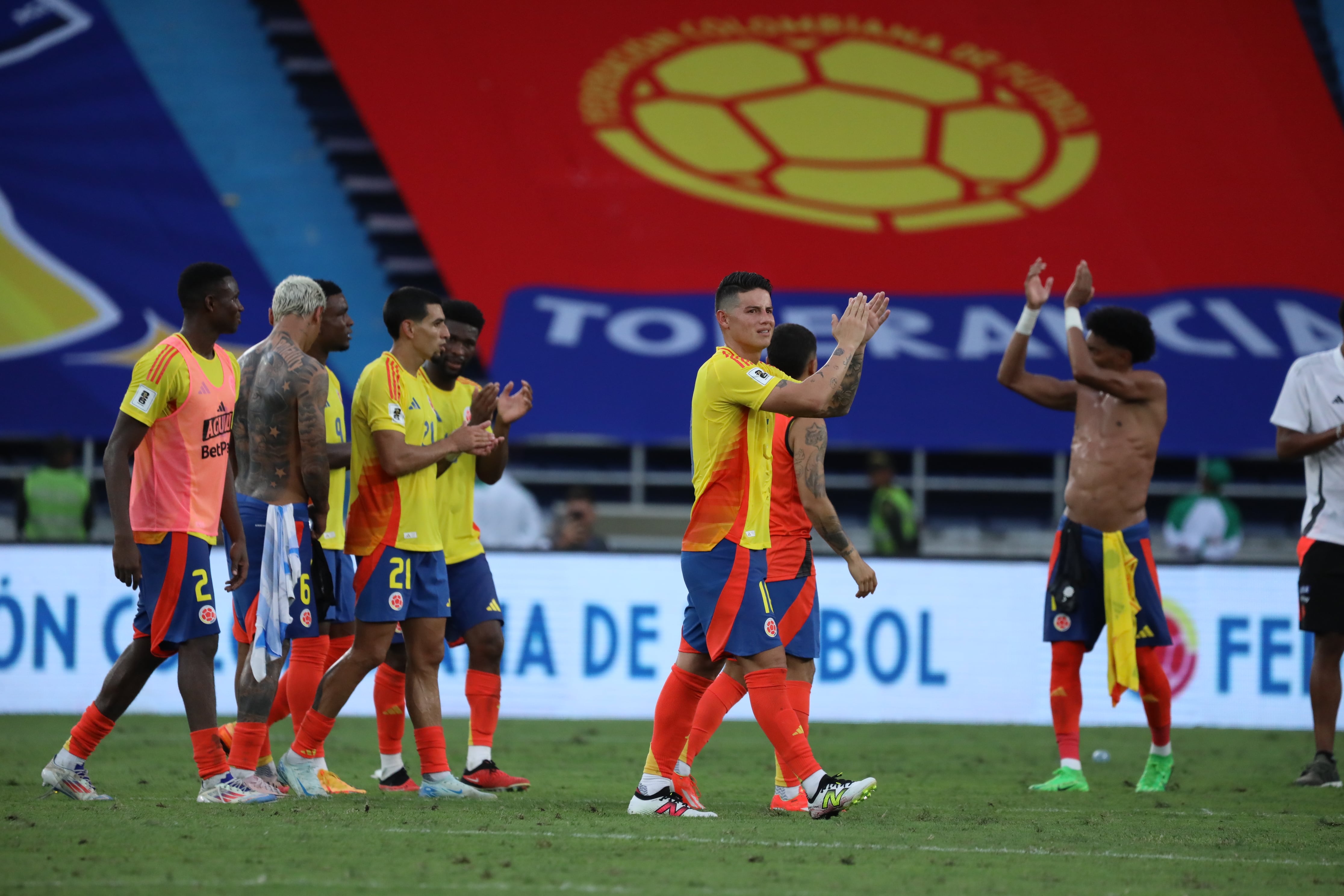 La Selección Colombia es segunda en las eliminatorias sudamericanas al mundial de 2026