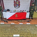 Las operación militar dejó como resultado la incautación de una ametralladora, dos fusiles, una escopeta y dos pistolas.