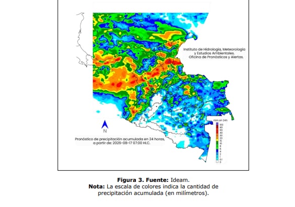 Clima para el lunes 17 de agosto.