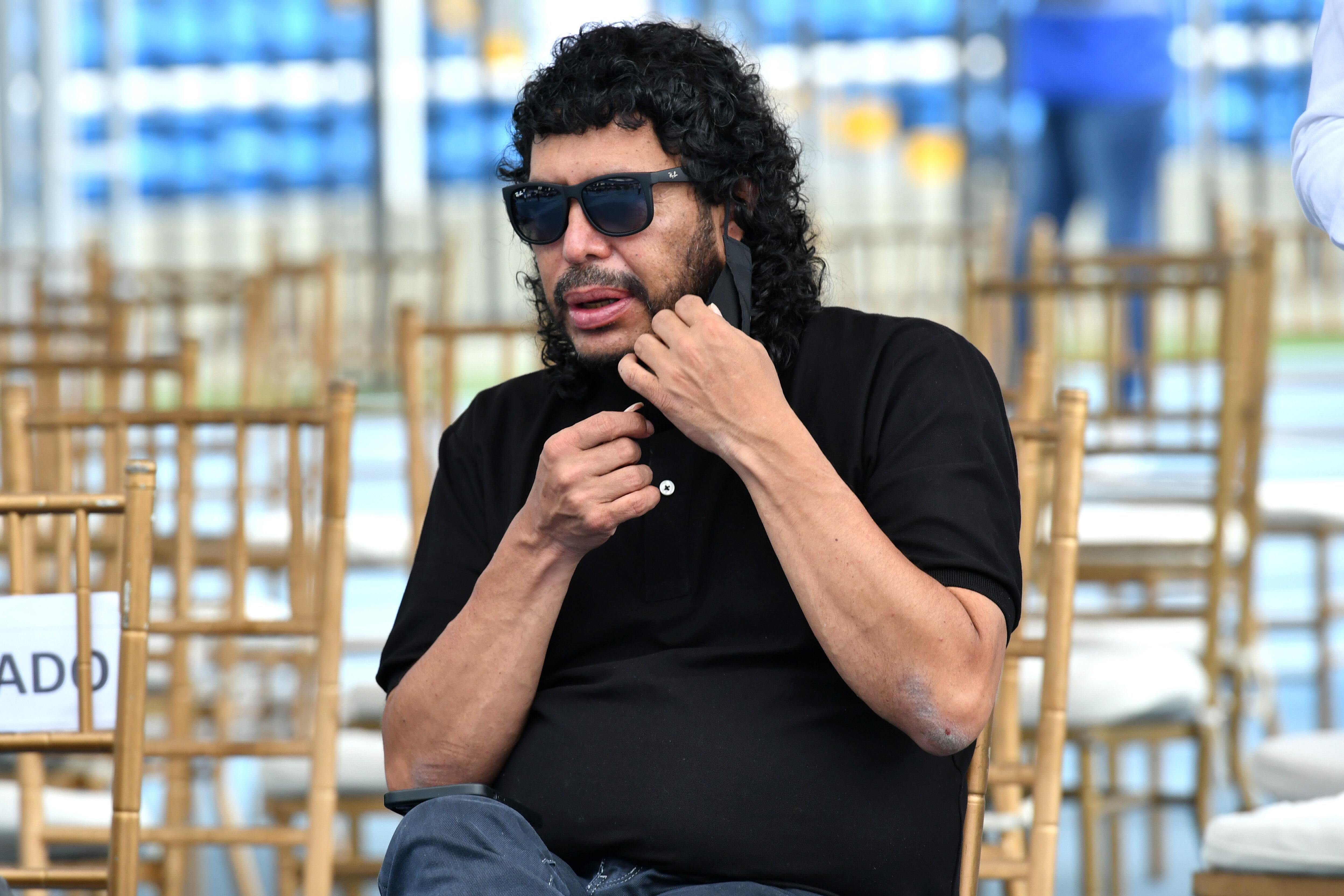 René Higuita, exarquero de la Selección Colombia.