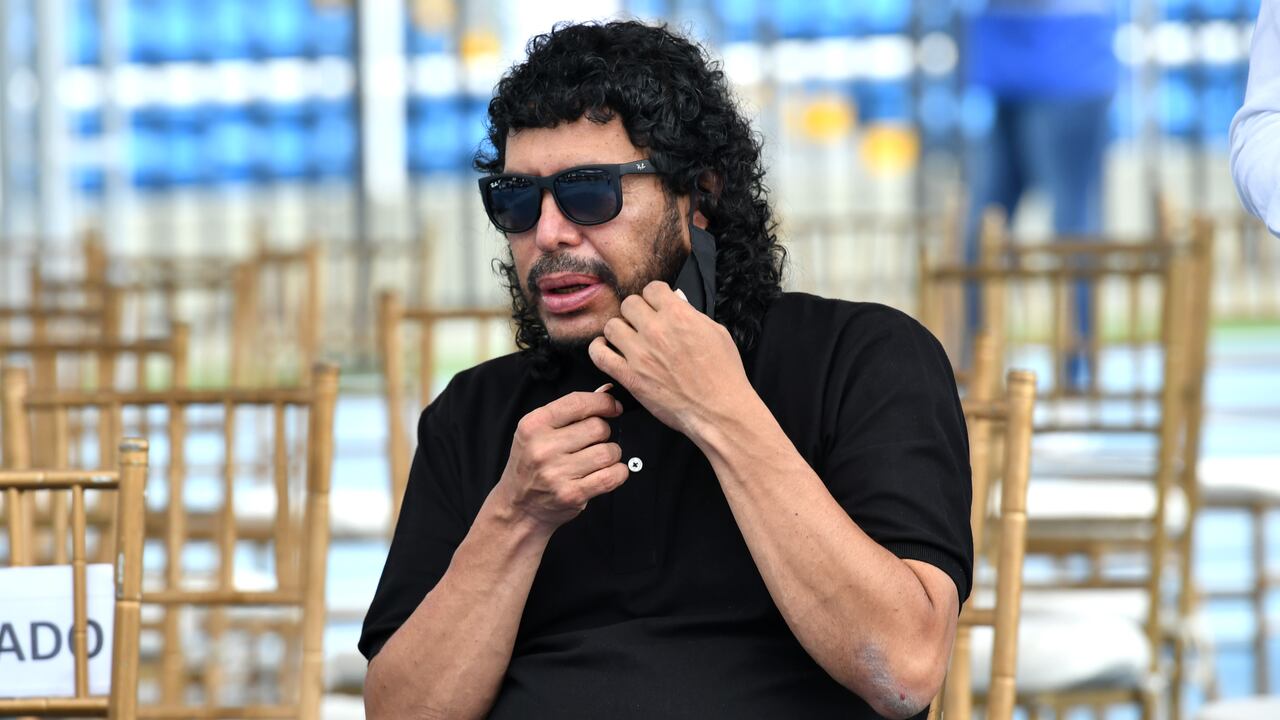 René Higuita, exarquero de la Selección Colombia.