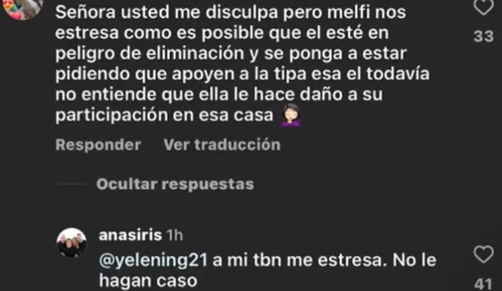 Madre de Melfi lo reprocha por actitudes con Nataly Umaña