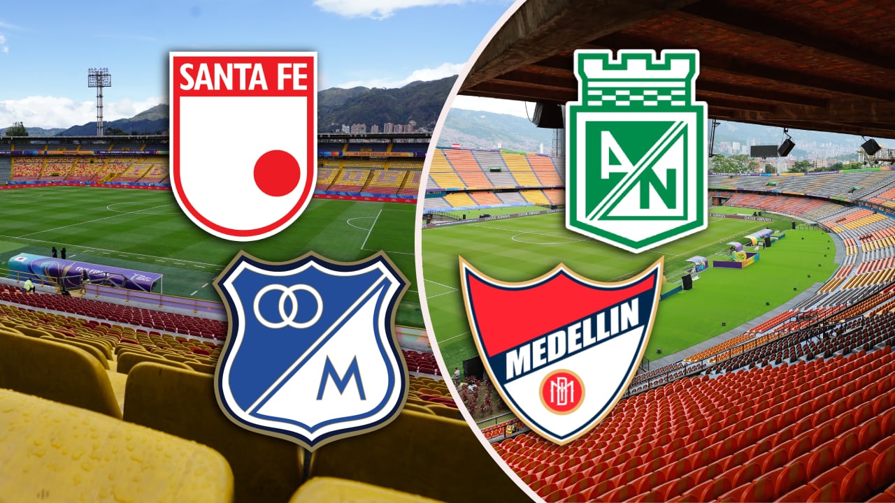 Bogotá y Medellín tendrán sus estadios ocupados en las primeras dos semanas de octubre