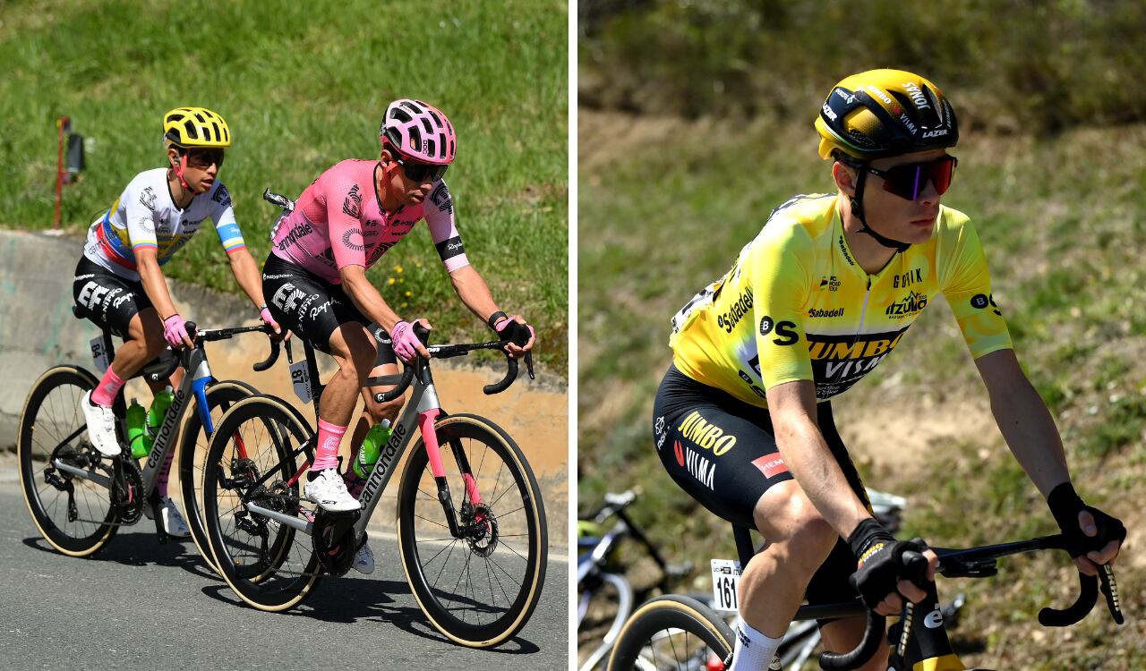 Rigoberto Urán y Esteban Chaves movieron la Vuelta al País Vasco en la etapa 4.