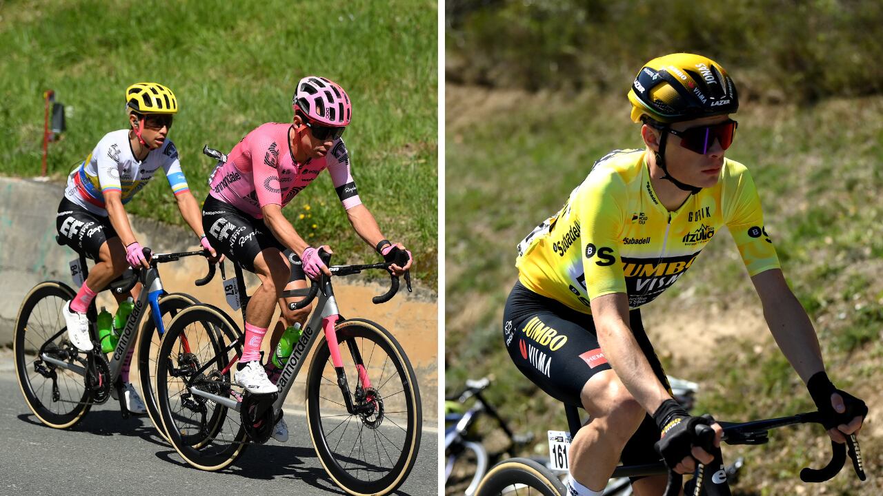 Rigoberto Urán y Esteban Chaves movieron la Vuelta al País Vasco en la etapa 4.