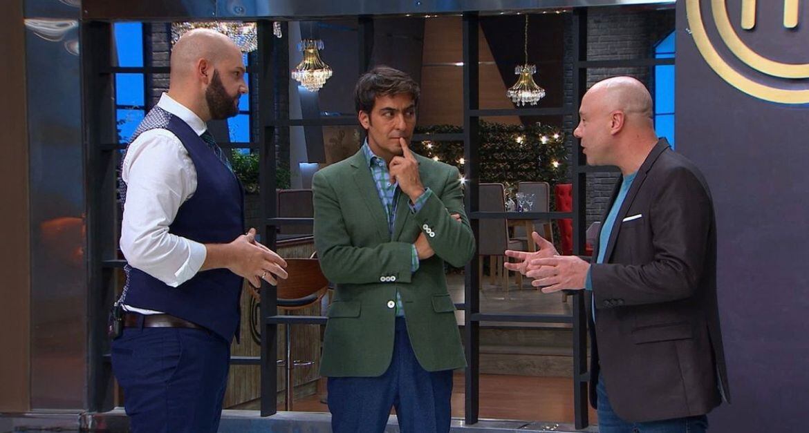 Jorge Rausch, Nicolás de Zubiría, Christopher Carpentier. Instagram @masterchefcelebrityco