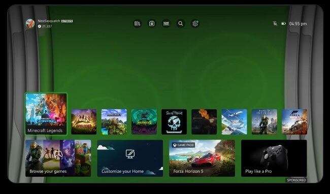 Xbox pega en la nostalgia con el nuevo fondo dinámico que recupera la interfaz Blades de Xbox 360