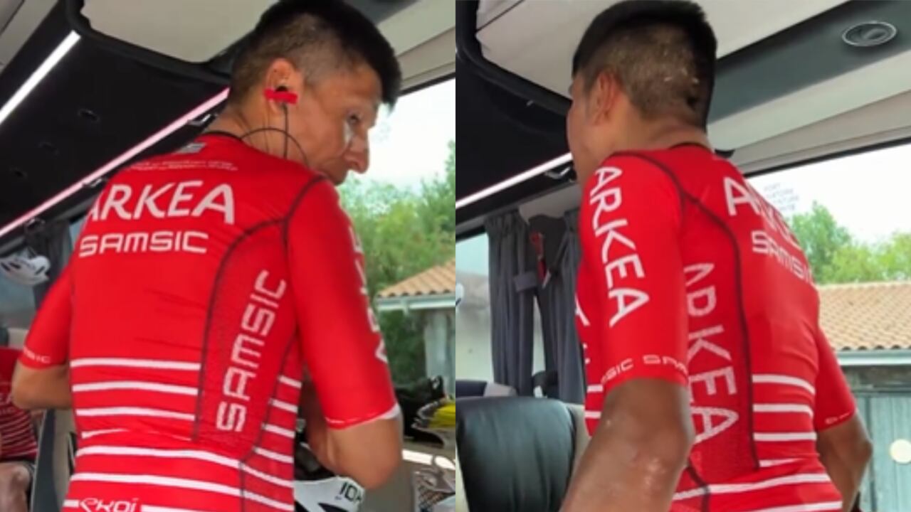 Nairo Quintana - Tour de Francia 202, etapa 19. Foto: Captura de pantalla - @Arkea_Samsic