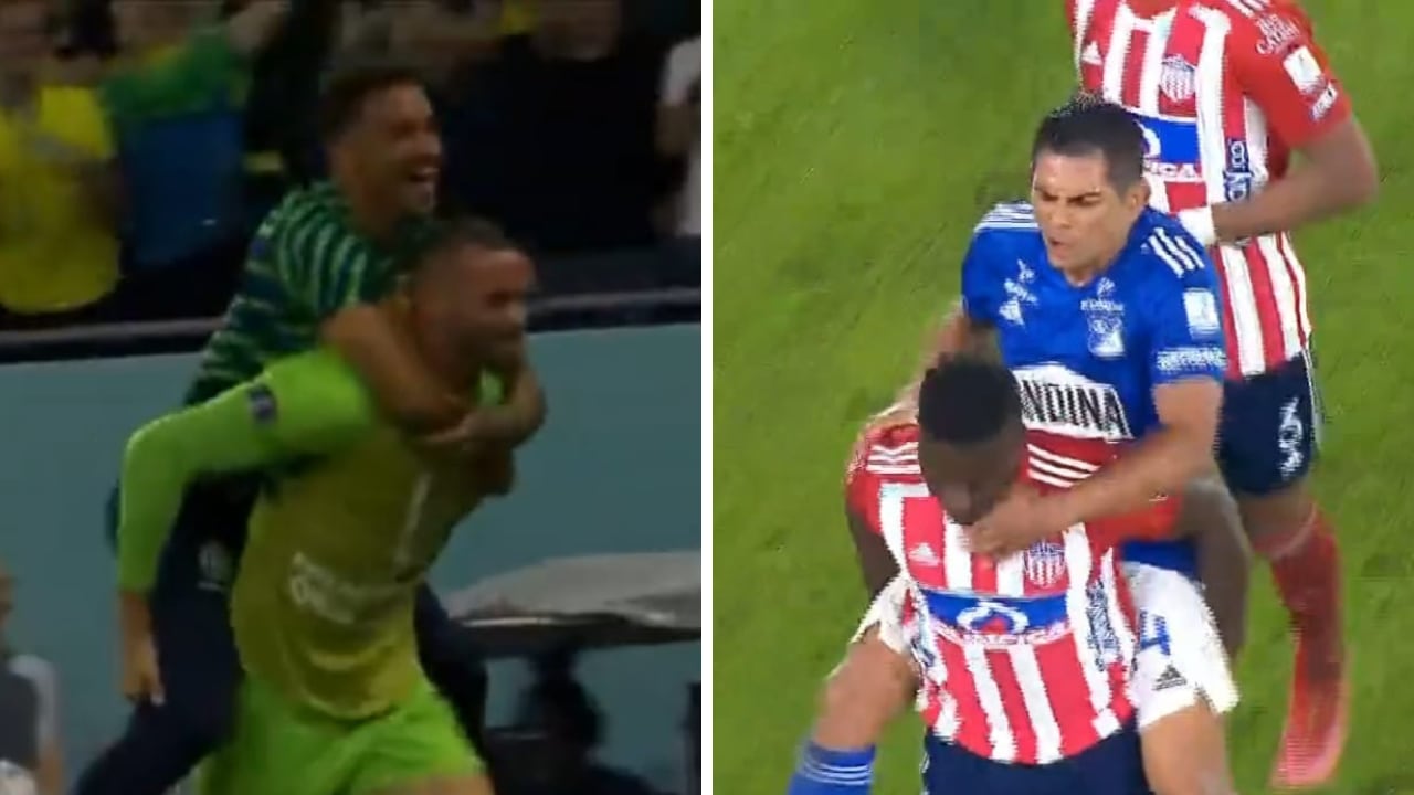 Un día antes pasó la jocosa imagen en el fútbol colombiano.