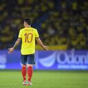 James jugó 80 minutos del partido frente a Paraguay, antes de salir reemplazado por Rafael Santos Borré