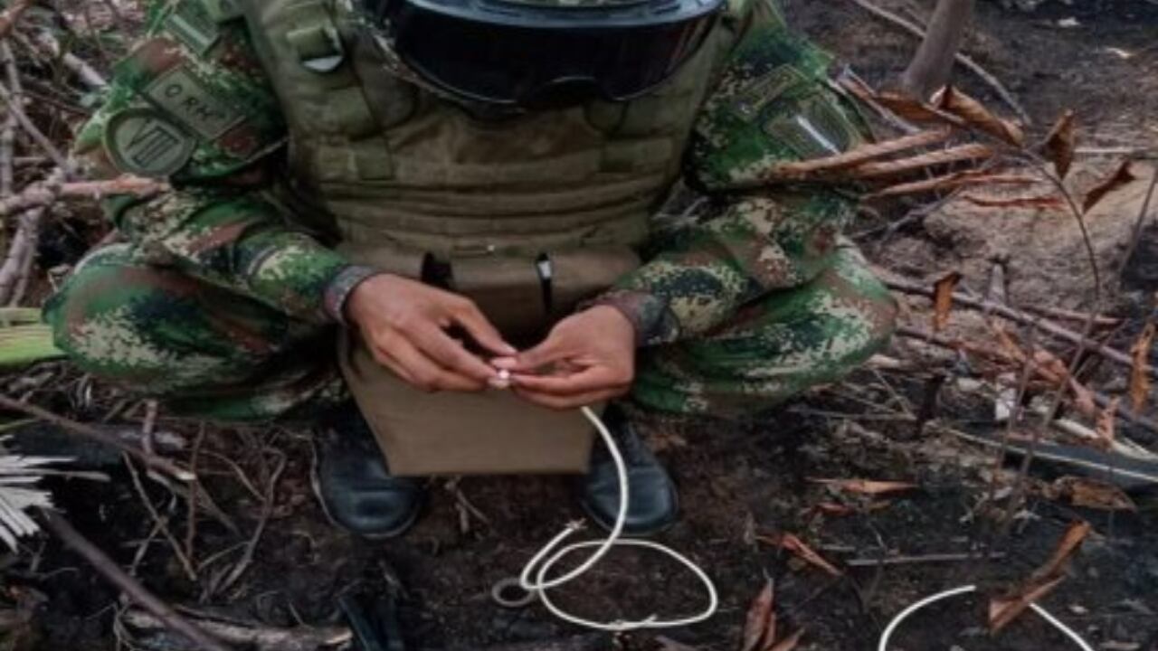 Frustran ataque terrorista del grupo residual Comisión Santiago Lozada; cinco granadas y una mina antipersonal fueron destruidas