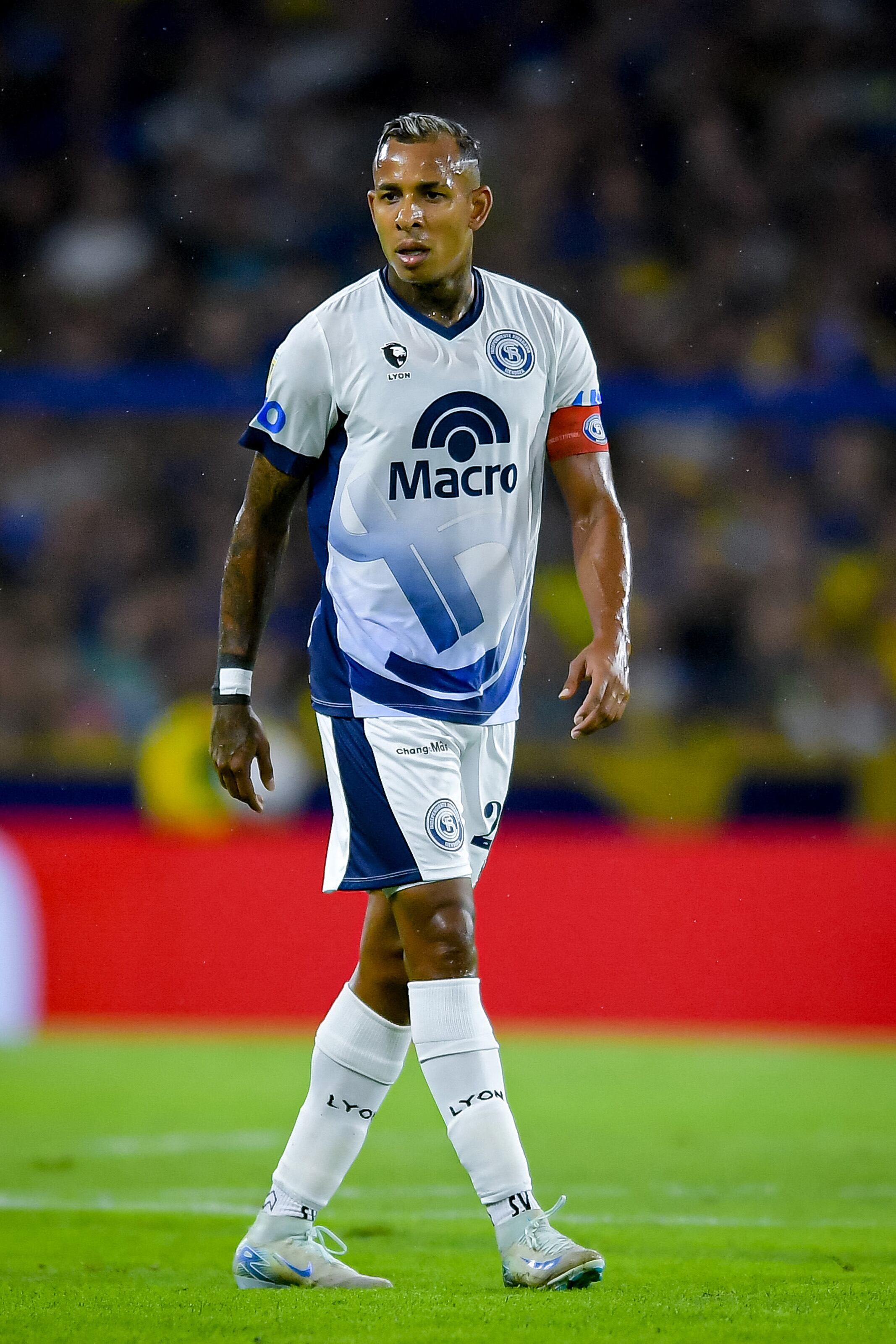 BUENOS AIRES, ARGENTINA - FEBRUARY 11: Sebastian Villa of Independiente Rivadavia looks on during a Torneo Apertura Betano 2025 Group A match between Boca Juniors and Independiente Rivadavia at Estadio Alberto J. Armando on February 11, 2025 in Buenos Aires, Argentina. (Photo by Marcelo Endelli/Getty Images) (Photo by Marcelo Endelli / Getty Images South America / Getty Images via AFP)