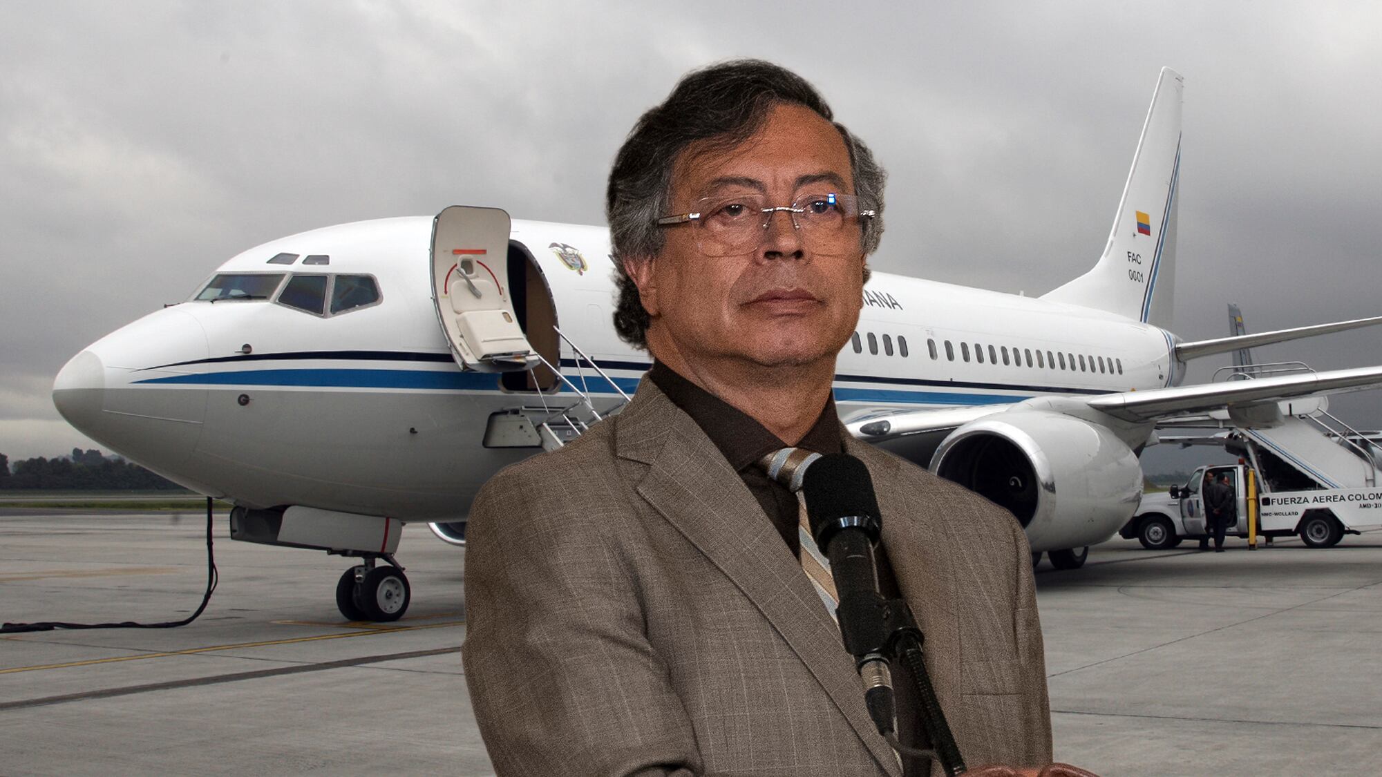Gustavo Petro avión presidencial