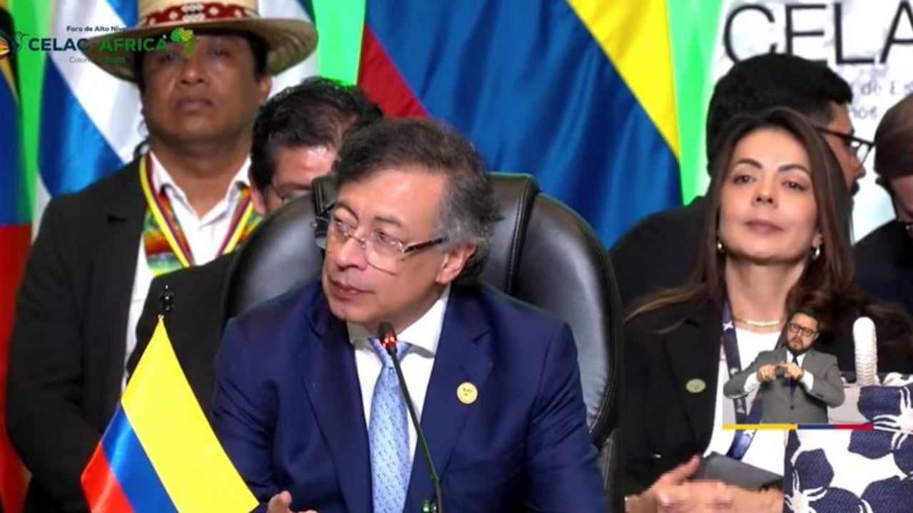 Gustavo Petro en la cumbre Celac.