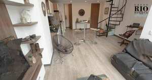 Apartamento El Río, amoblado completamente con basura del Bogotá, con el fin de generar conciencia. Habrá recorridos virtuales y presenciales. foto: Banco de Bogotá