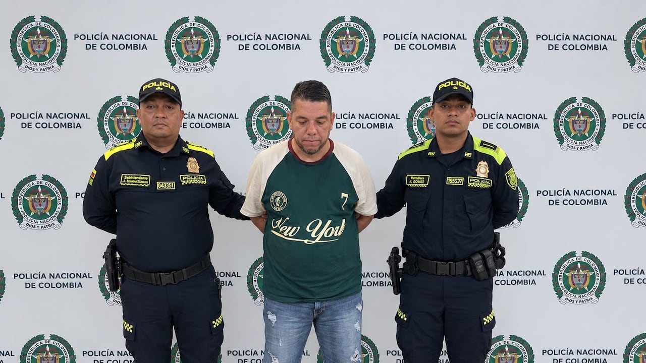 El hombre fue capturado por la Policía de Barranquilla.