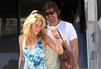 Shakira y Antonio de la Rúa cuando fueron pareja.