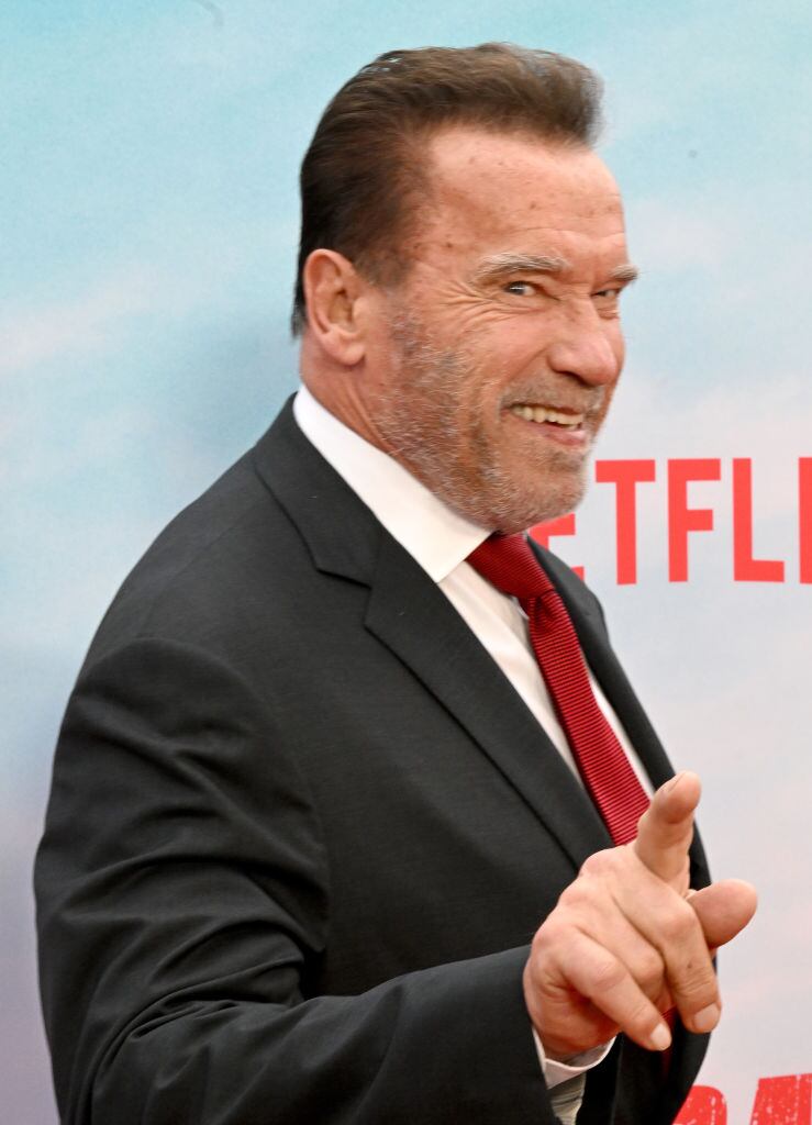 LOS ANGELES, CALIFORNIA - MAY 22: Arnold Schwarzenegger attends the Los Angeles Premiere Of Netflix's "FUBAR" held at The AMC Grove on May 22, 2023 in Los Angeles, California. (Photo by Albert L. Ortega/Getty Images)