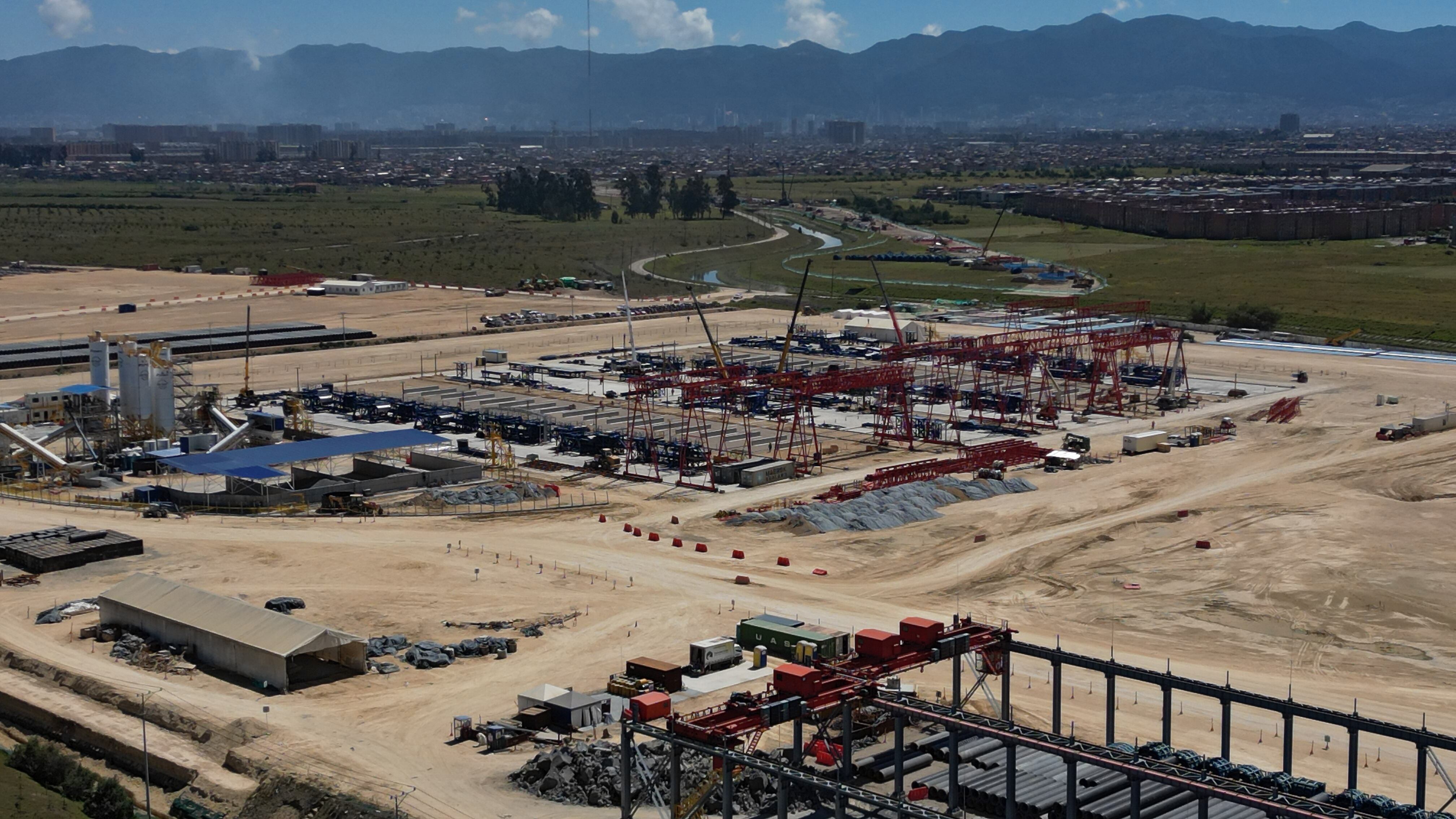 Patio Taller de la Primera Línea del Metro de Bogotá ubicado en la localidad de Bosa
Bogota enero 21 del 2024
Foto Guillermo Torres Reina / Semana