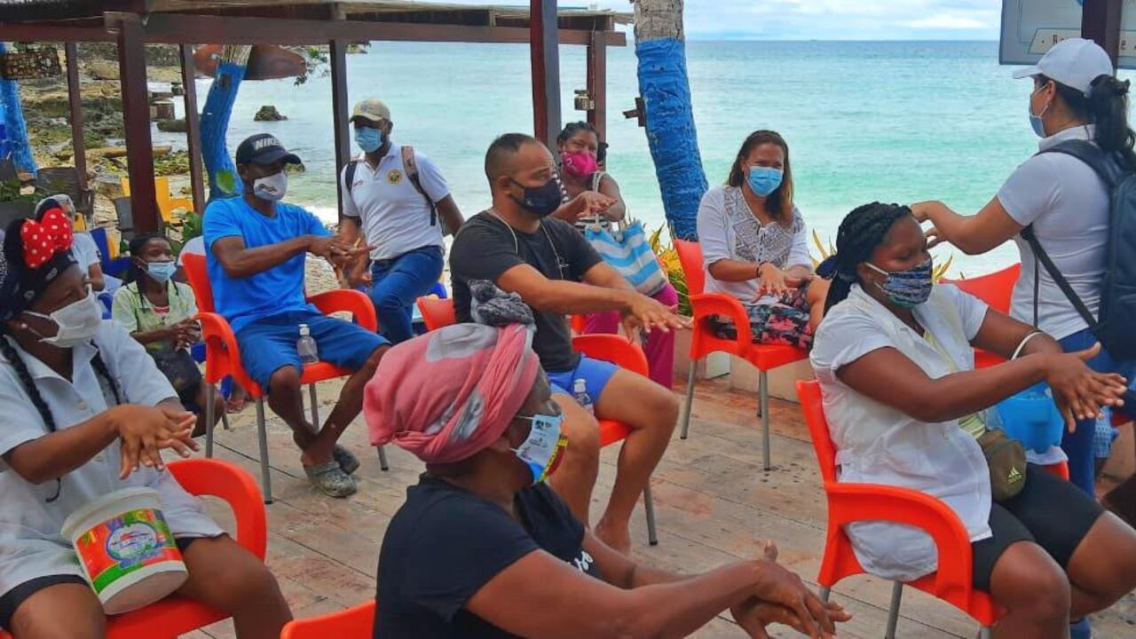 Campaña de salud en Isla Barú. Foto de archivo.