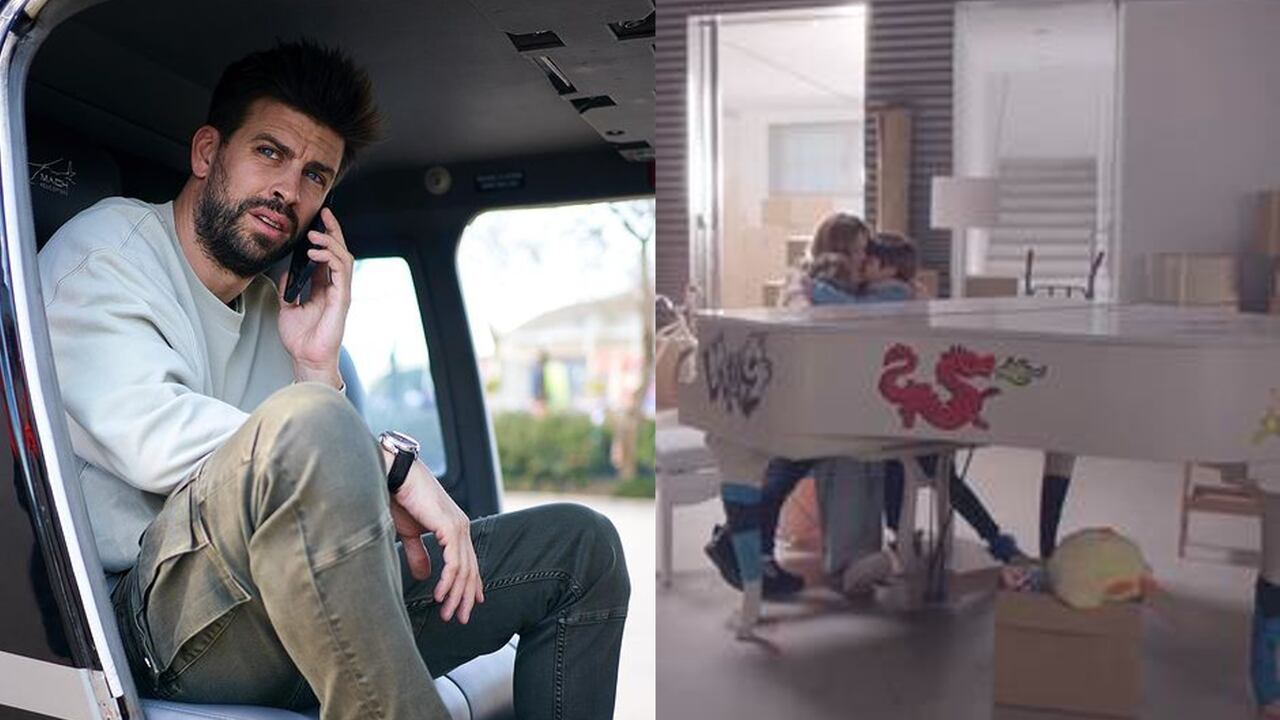 Medios españoles defienden el derecho del catalán sobre sus hijos Milan y Sasha. Fotos: Instagram @gerardpique3 - YouTube Shakira.