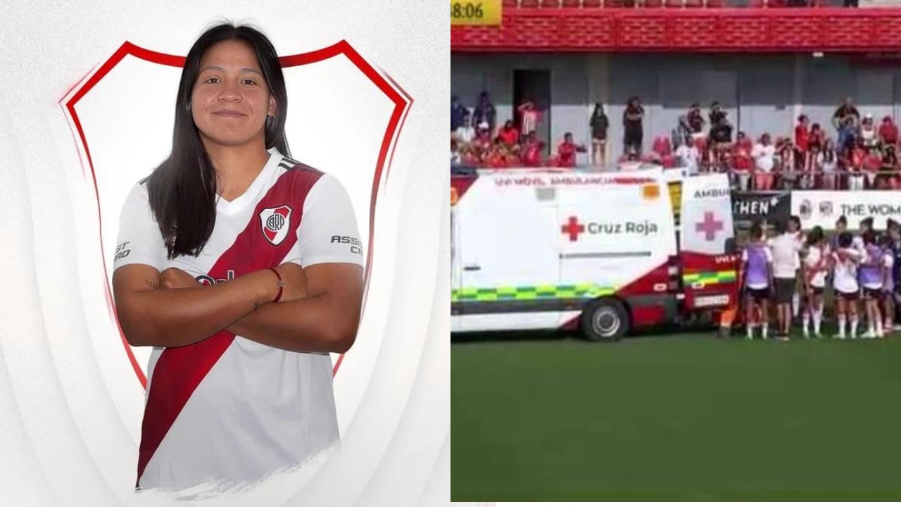 Momentos de pánico se vivieron en el partido entre River Plate y América de Cali femenino