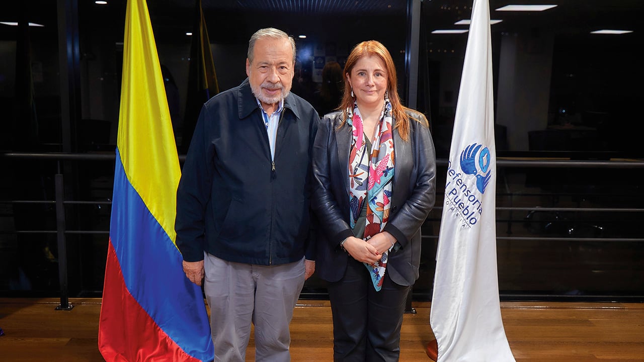 Gustavo Gallón Giraldo e Iris Marín.