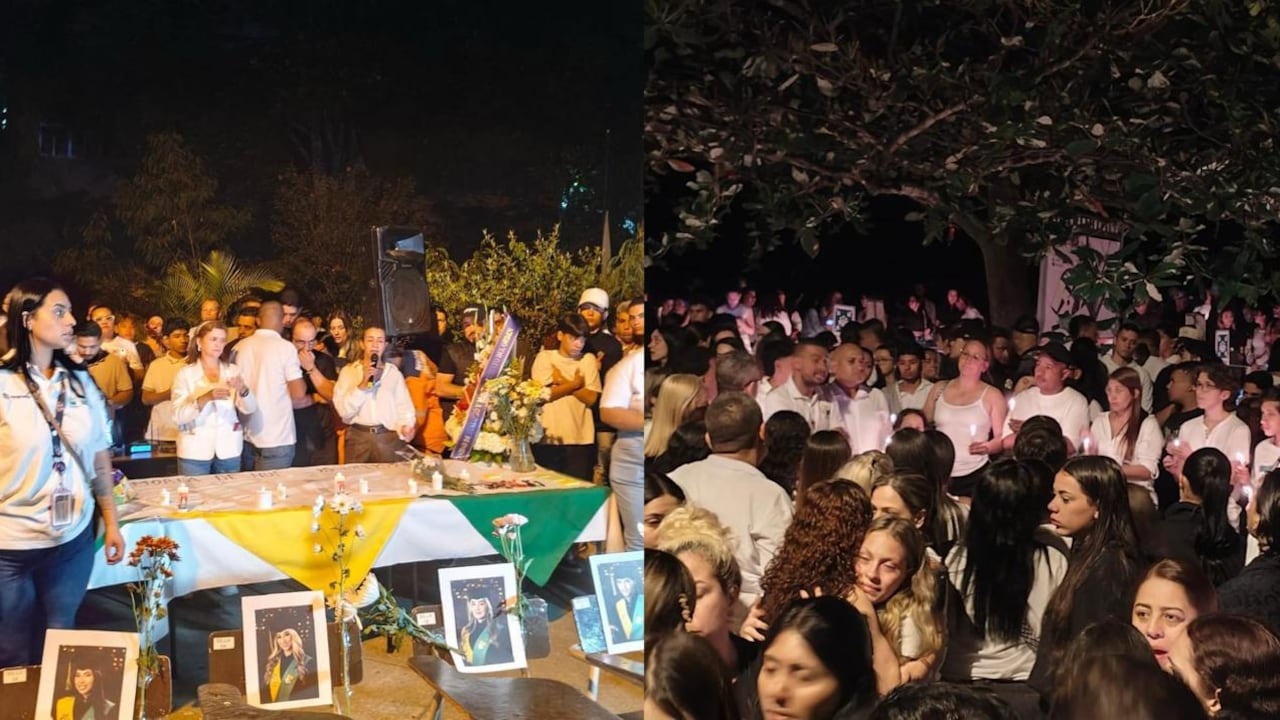 Cientos de estudiantes y comunidad en general le rindieron homenaje a las víctimas.