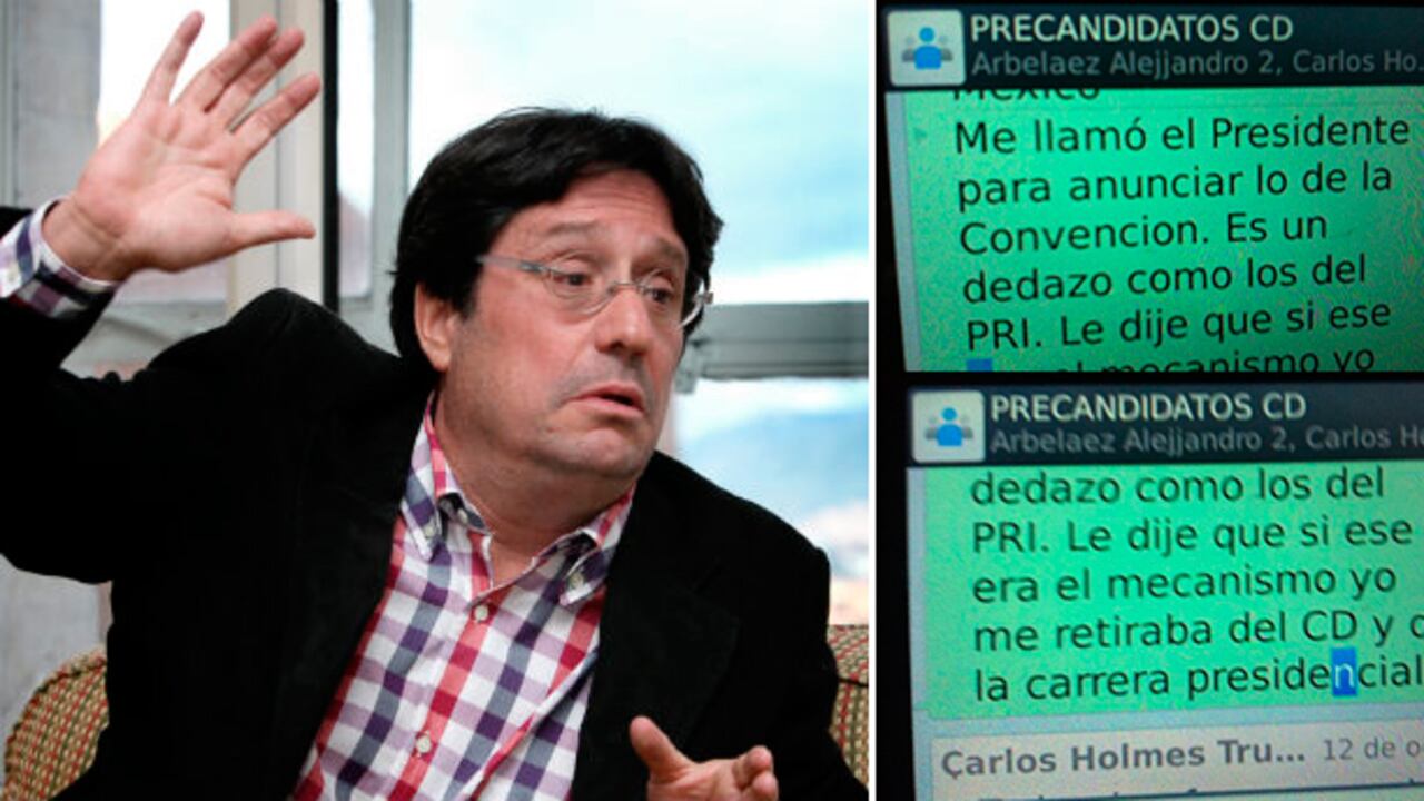 El duro mensaje muestra el grado de hostilidad en el que se encuentran las relaciones entre los precandidatos del Puro Centro Democrático.