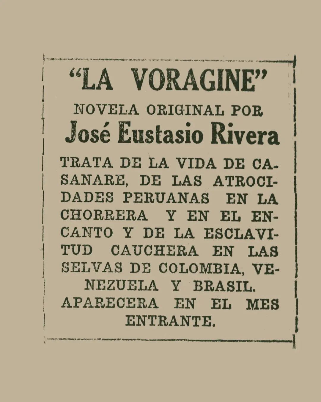 La Vorágine