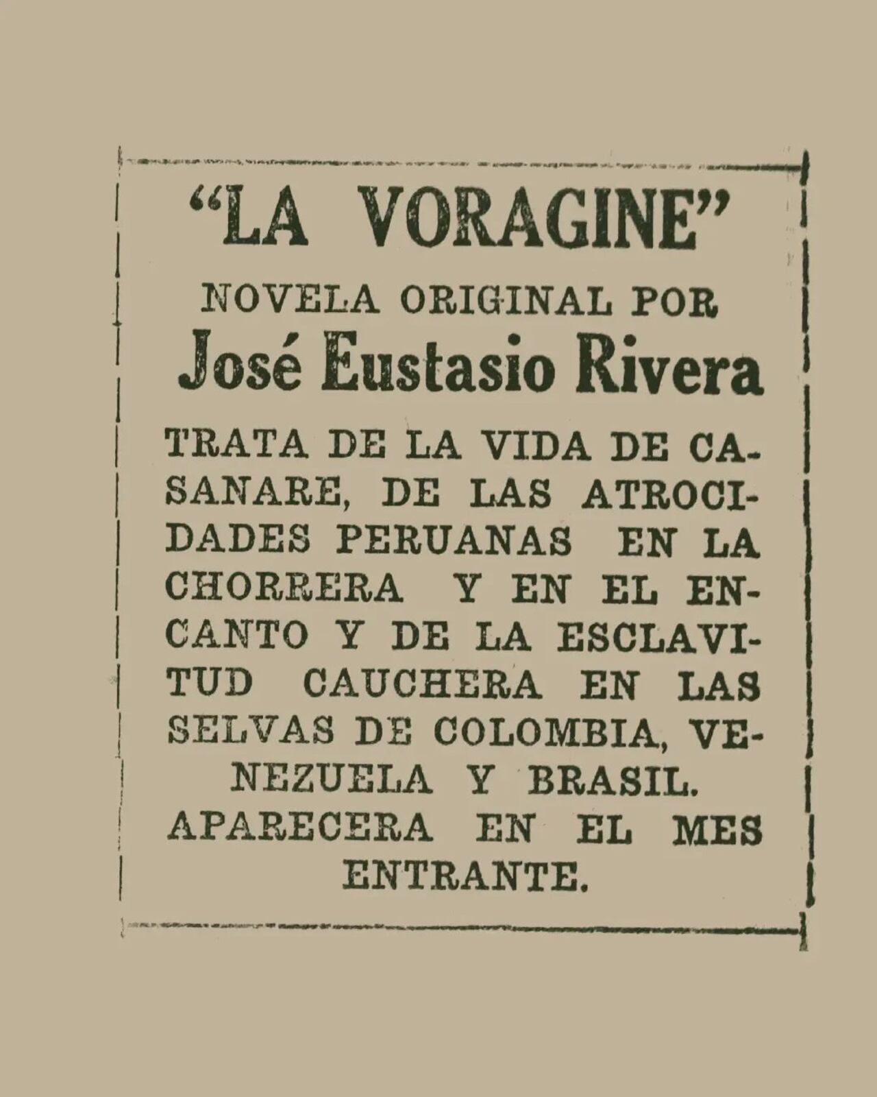 La Vorágine