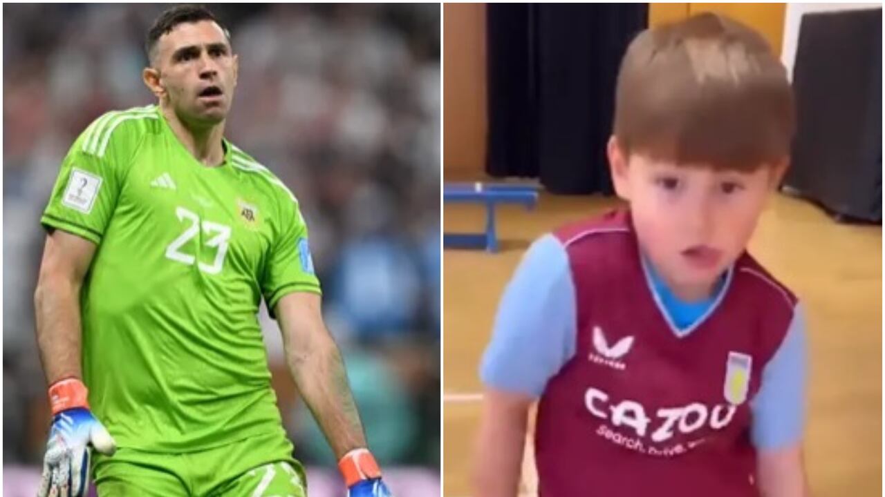 Santiago Martínez imita el baile de su padre, Dibu.