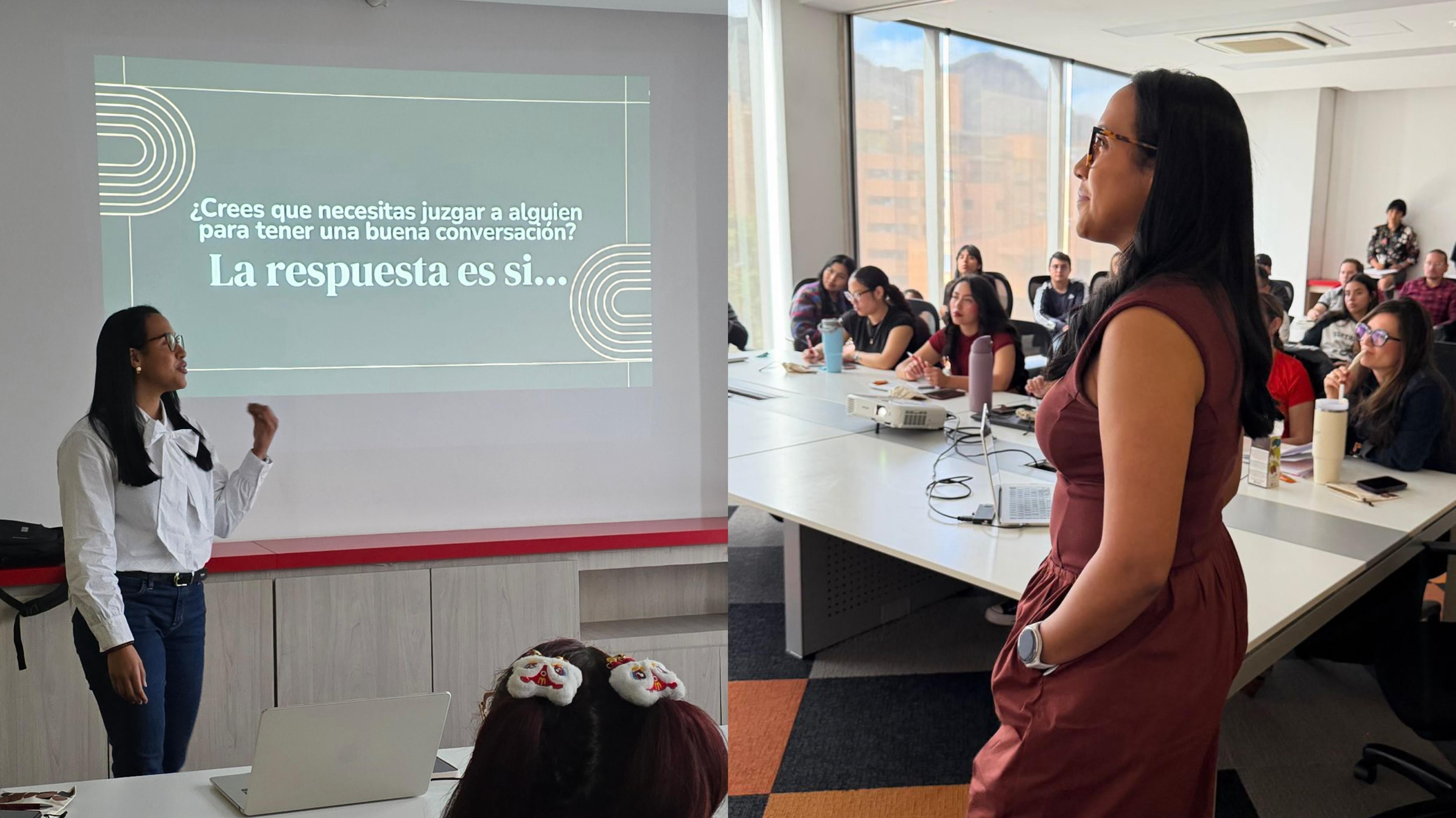 Lina Lasso, fundadora de Amani, un espacio de coaching existencial.