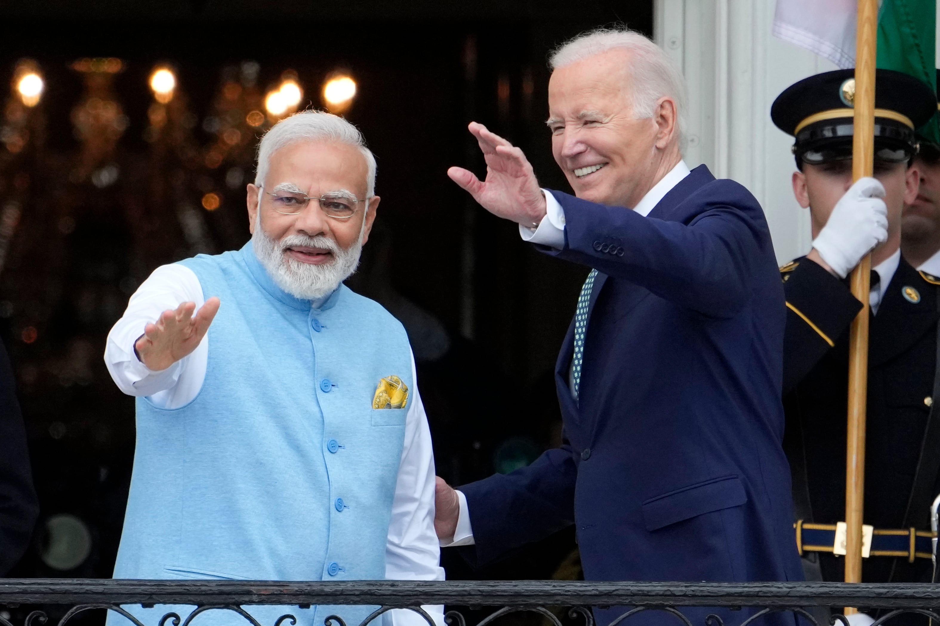 Joe Biden, Narendra Modi