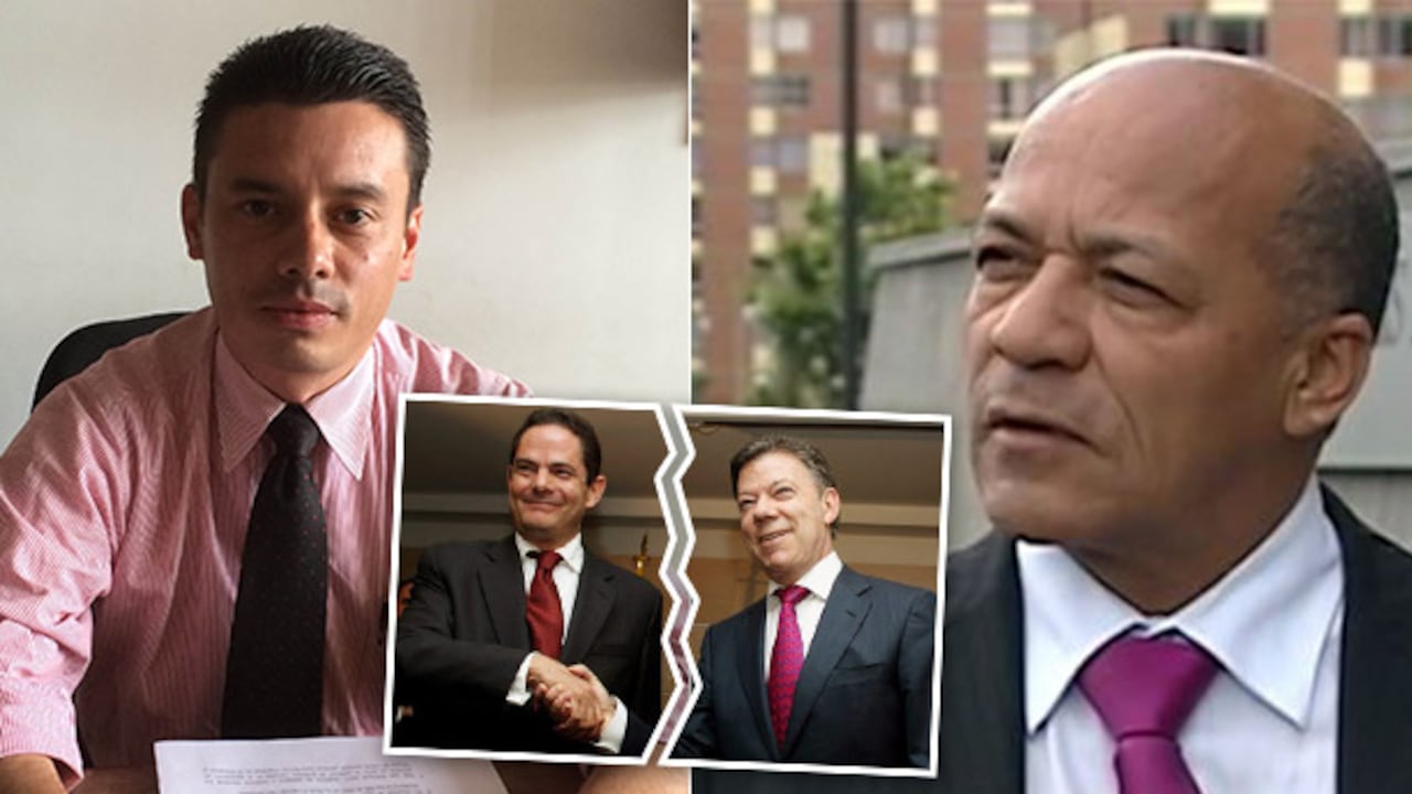 Frey Ernesto Benavides (izq) y el magistrado José María Armenta (der).