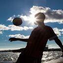 Niño jugando en Buenaventura en la Fundación Vení Jugá.