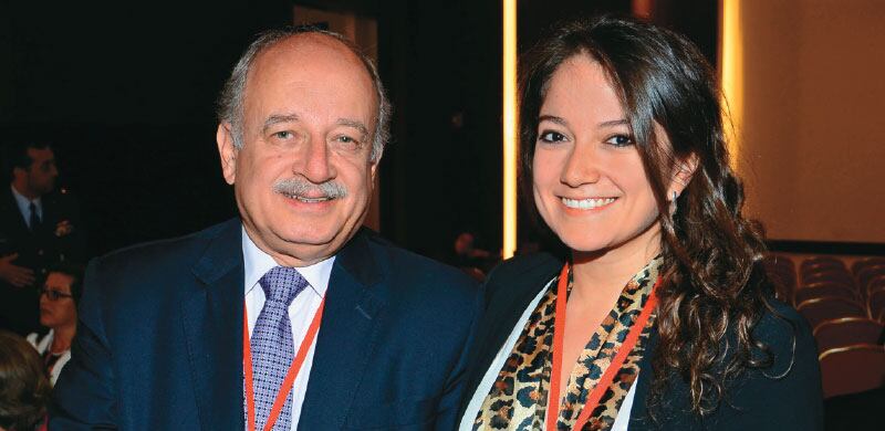 Antonio Galán Sarmiento y Daniela Galán.