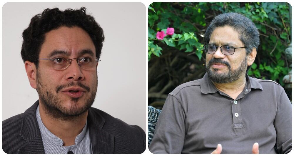 Iván Cepeda e Iván Márquez.