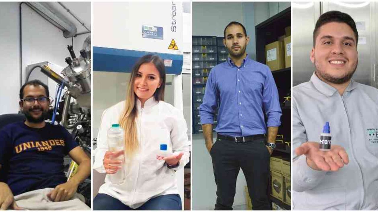 Jaime Andrés Pérez Taborda, María Alexandra Tamayo, Juan Manuel Lemus y David Leyton.