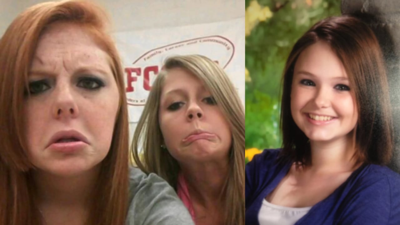 Skylar Neese (derecha) fue asesinada en 2012 por sus mejorar amigas, Rachel y Shelia.