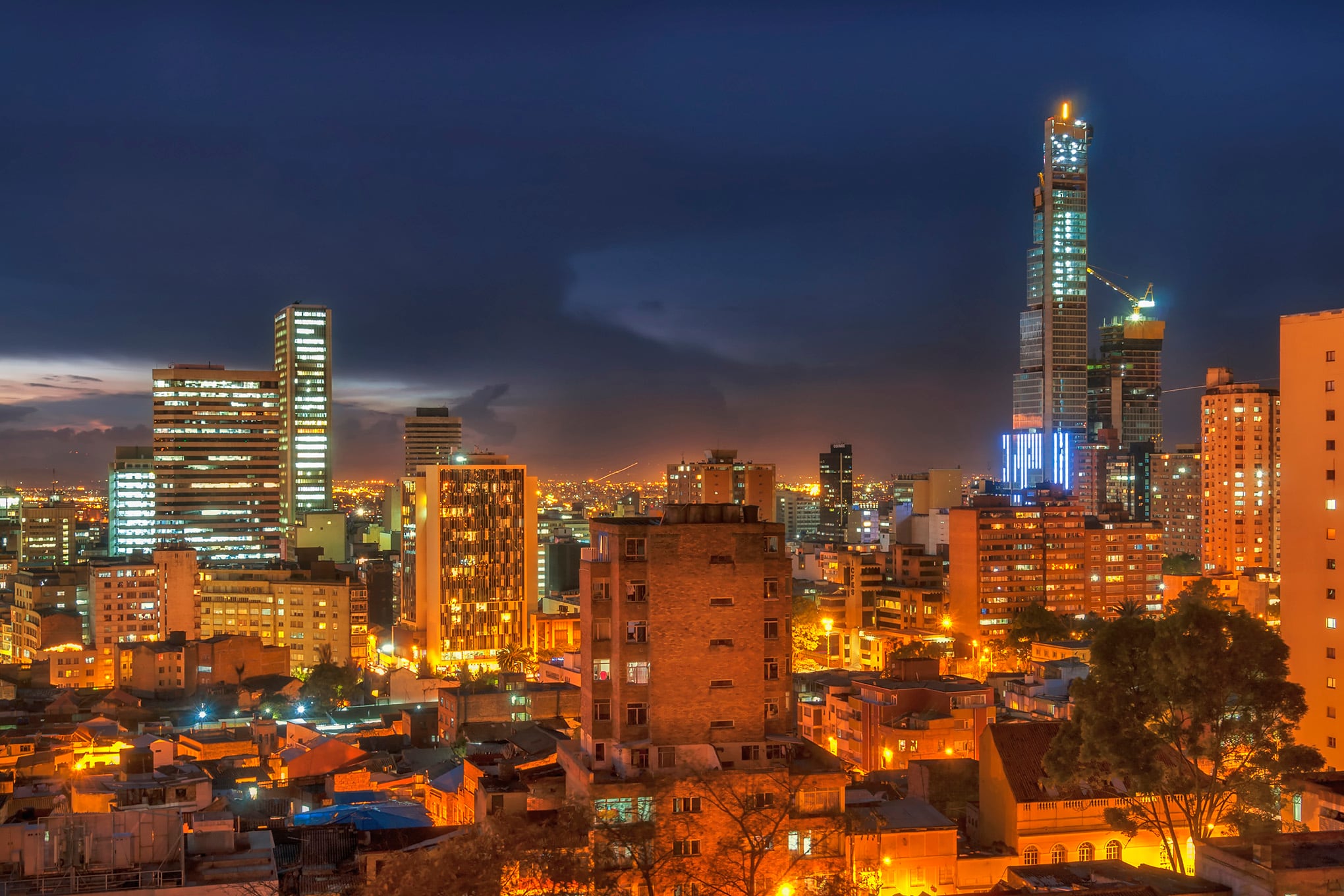 Bogotá de noche