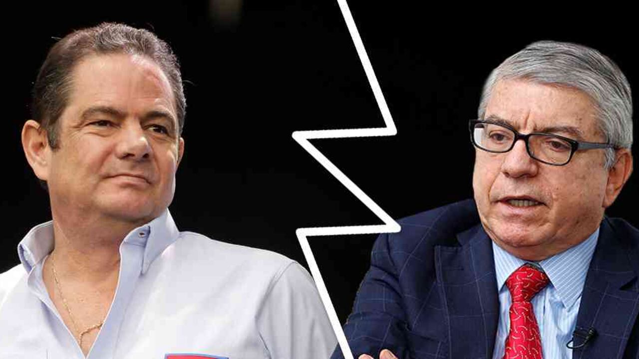 Germán Vargas y César Gaviria