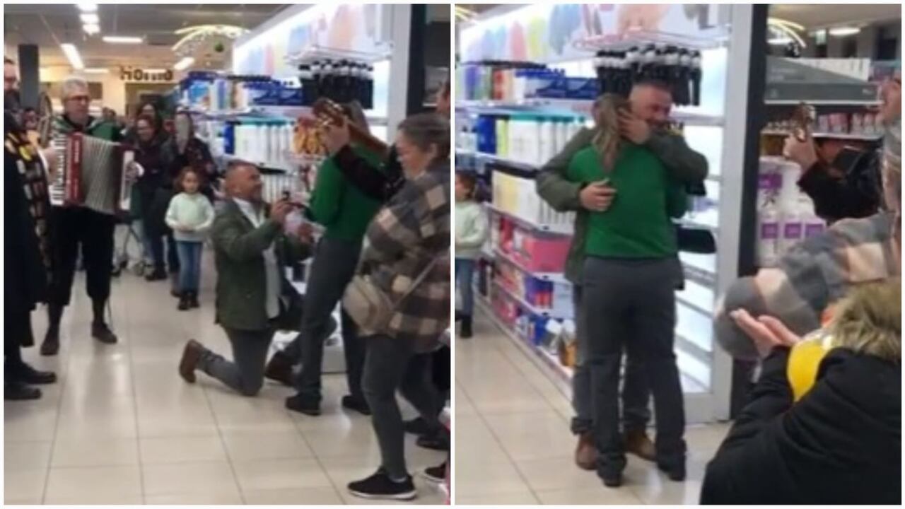Hombre escogió particular lugar para pedirle matrimonio a su novia.