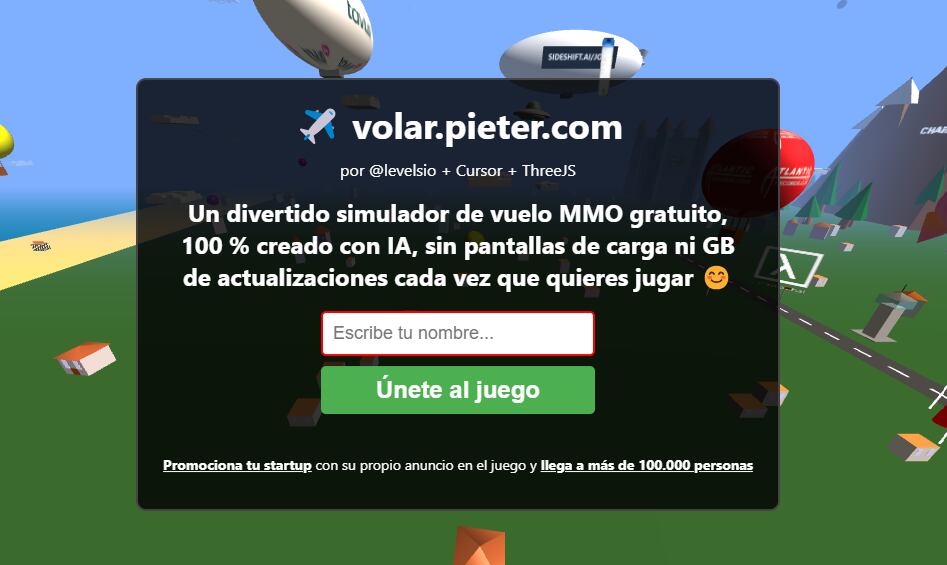 Un creador de videojuegos utilizó Inteligencia Artificial para desarrollar un título en solo media hora, lo que lo catapultó a la fama y le hizo ganar miles de dólares.