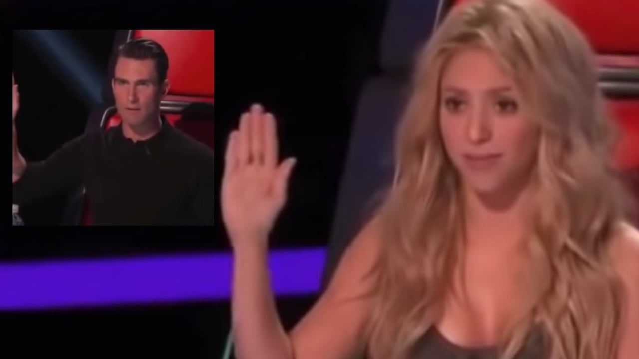 Ambos artistas pasaron varios momentos graciosos en The Voice, donde fueron mentores.