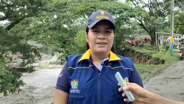 Diana Marcela Ángel, profesional de la secretaría de Gestión del Riesgo.