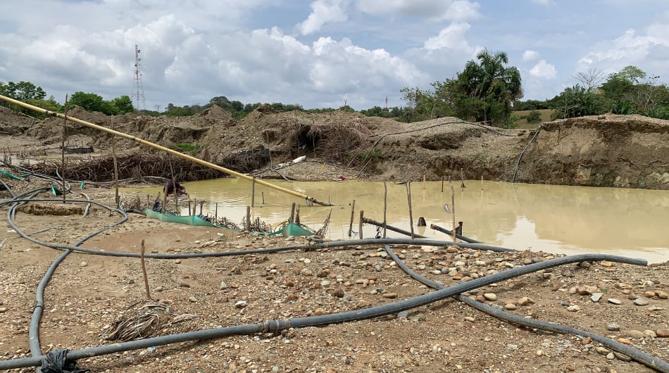 Minería en el Bajo Cauca.