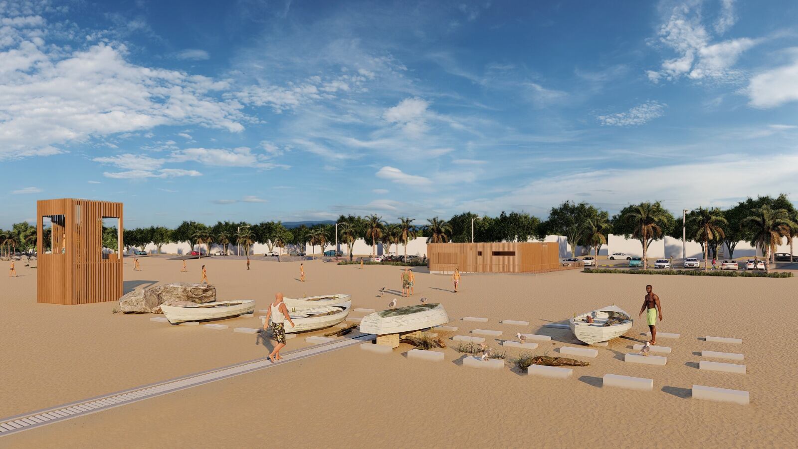 Habrá espacios para los pescadores de la zona